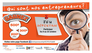 Jeu dépistage : qui sont nos entrepreneurs?